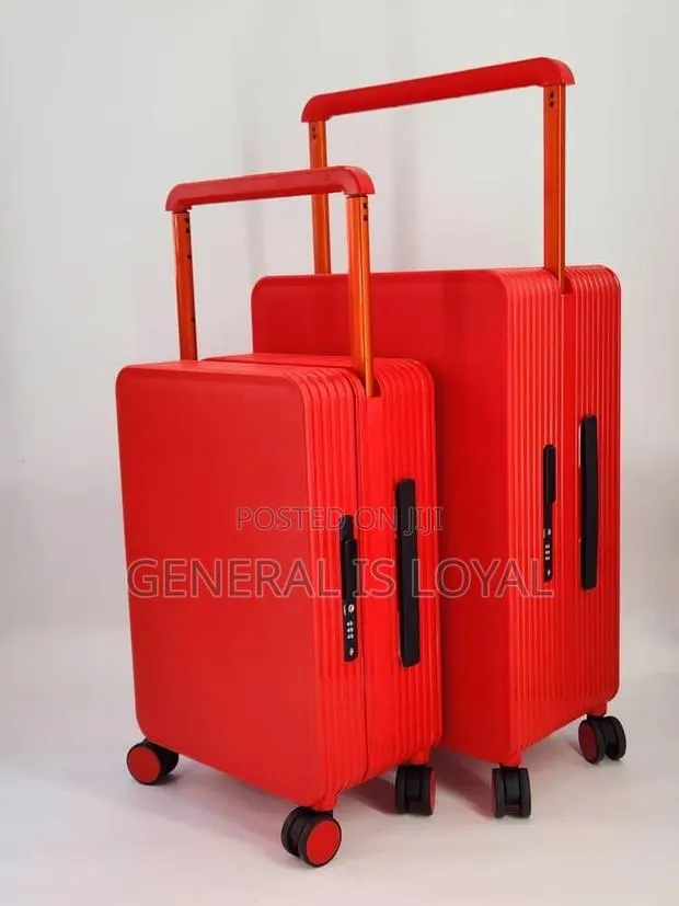 Solid 2in1 Zipless Red Trolley Traveling Bag · Photo 1
