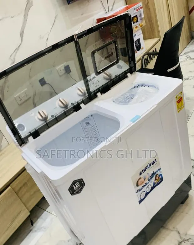 Original Clean Bruhm 12kg Semi-Automatic Top Load Washing Machine · Photo 1