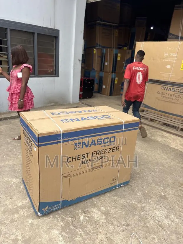 Extremely Quality Nasco 400L 1 Door Freezer(Nas475fl) Black · Photo 1