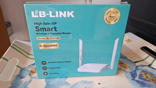 LB-LINK 300Mbps Wireless Repeater / Router BL-WR450D · Photo 1