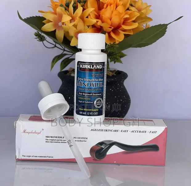 Original Kirkland Minoxidil + Roller for Beard and Hairline · Photo 1