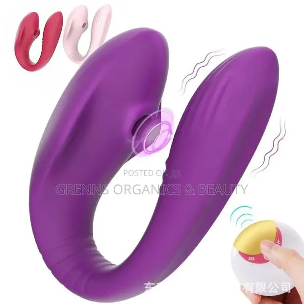 U-Shape Suction Vibrator – Clitoral Sucking Vibrating Couples Sextoy · Photo 1
