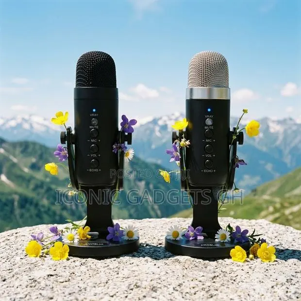 USB Gaming & Podcast Microphone With Adjustable Stand · Photo 1