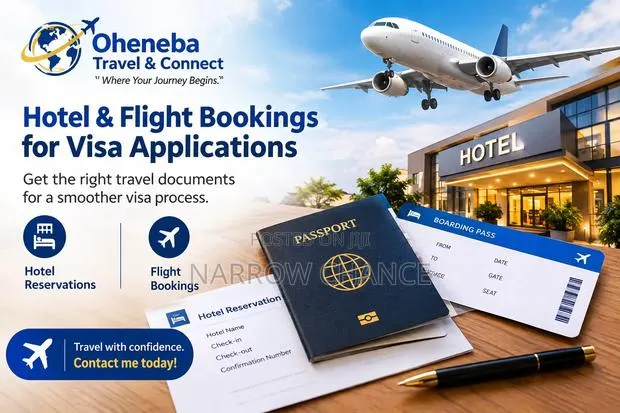 Flight and Hotels Booking for Your Visa Approval · Photo 1