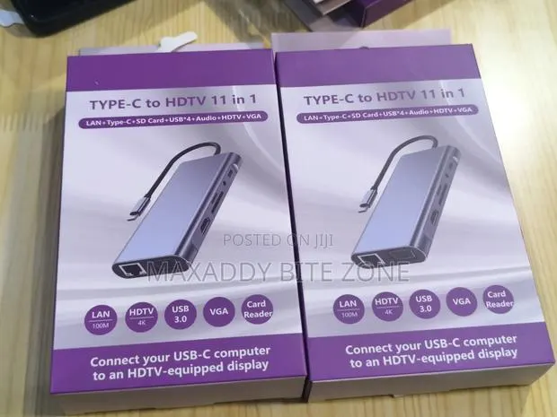 11 in 1 Usb 3.0 Type C Usb-C Data Hub Hdmi Vga Pd Charger · Photo 4