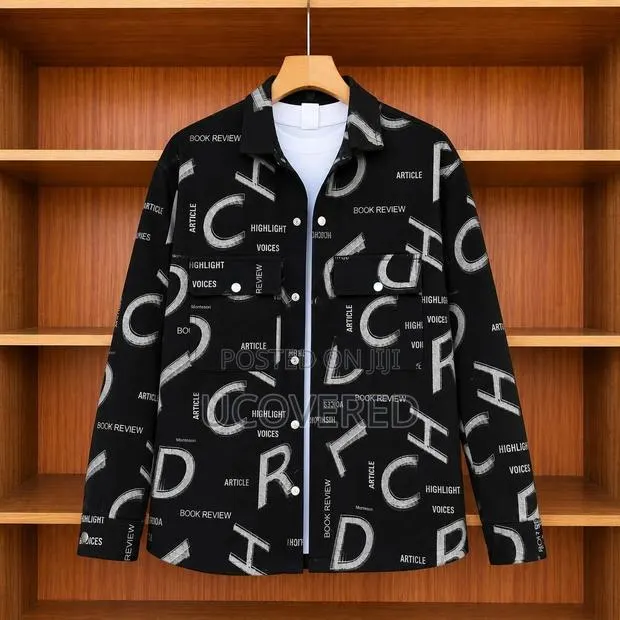 Long-Sleeved Button-Up Jackets Featuring Various Graphic Patterns · Photo 1