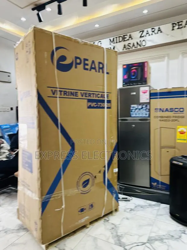 Best Buy for Less 610l Display Fridge Two Door Pearl · Photo 1
