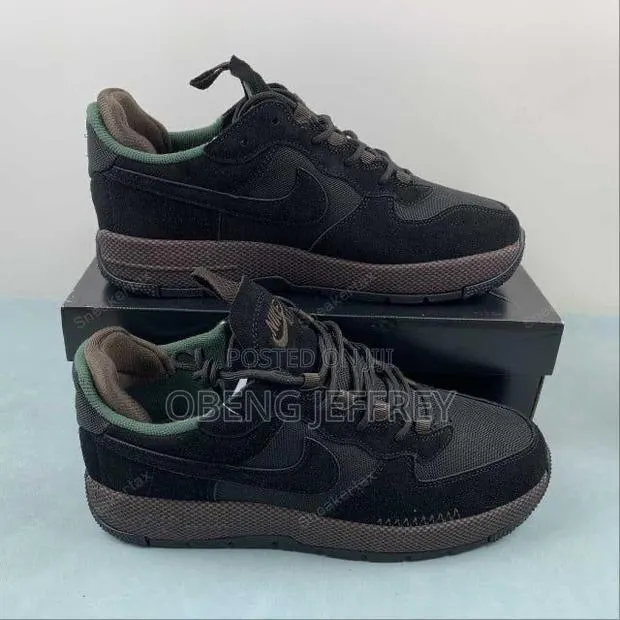 Original Airforce 1 Low Wild Black/Brown Velvet/Cacao · Photo 1