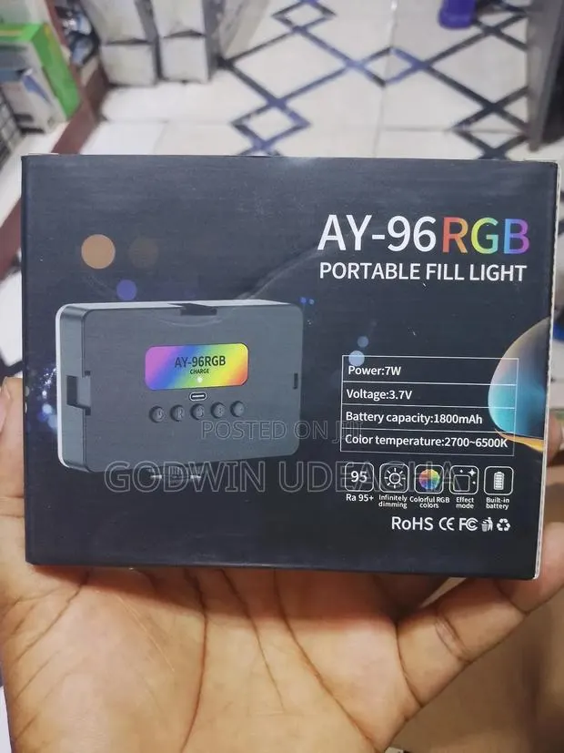 Ay_96 RGB Portable Fill Light · Photo 1