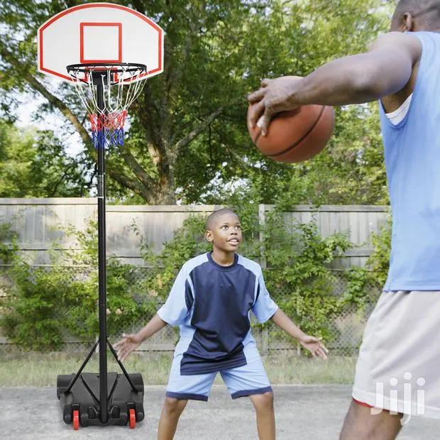 Kids Basketball Stan Hoop System Free Ball New 7ft · Photo 1