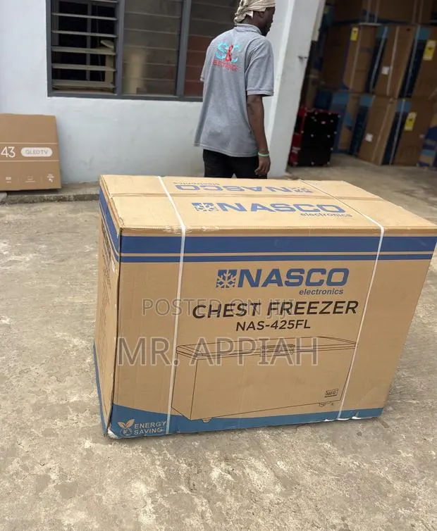 Extremely Unique Nasco Single Door Chest Freezer(Black)400L · Photo 1