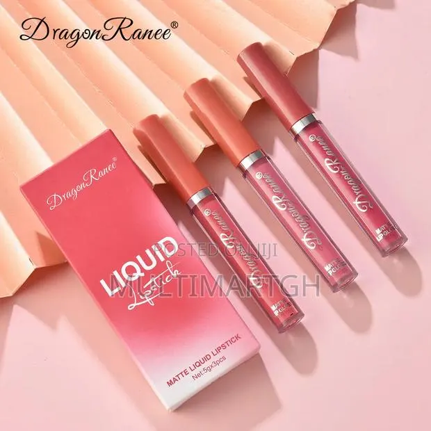 Ladies 3-Piece Dragon Ranee Matte Liquid Lipstick · Photo 1