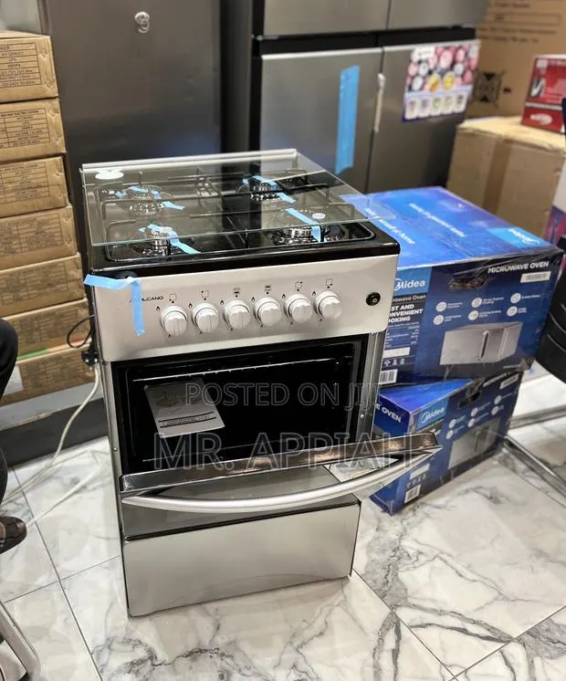 Choose Durable Volcano Double Door 4 Burner(Gray)Double Grid · Photo 1