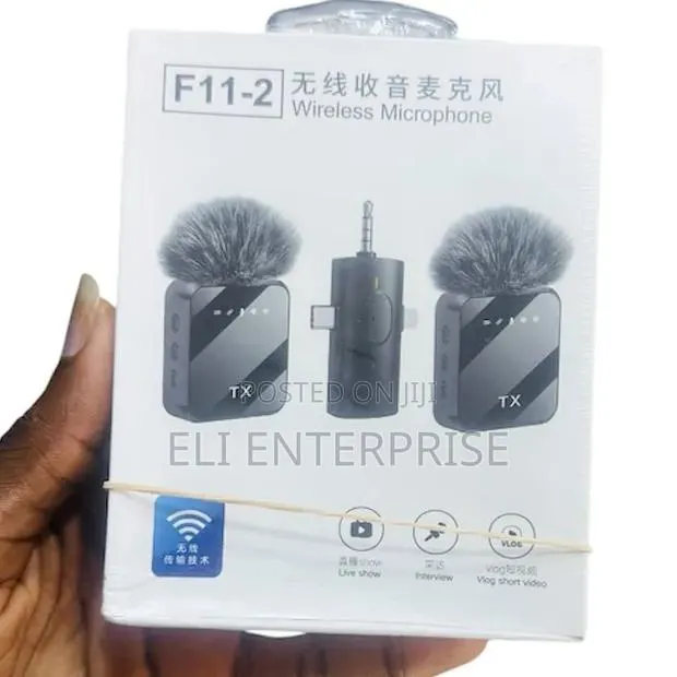 F11-2 3-in-1 Wireless Lavalier Microphone · Photo 1