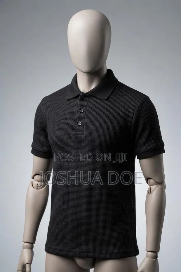 Waffle Polo Shirt · Photo 1