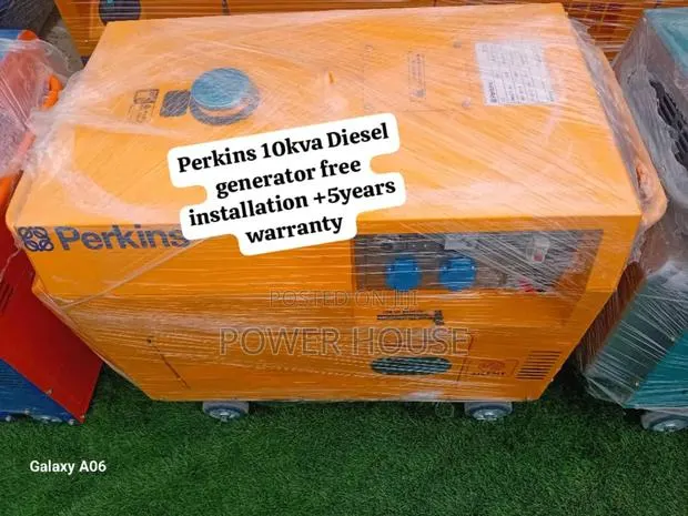 Electric Eclipse Perkins Diesel Generator 10kva Silent · Photo 1