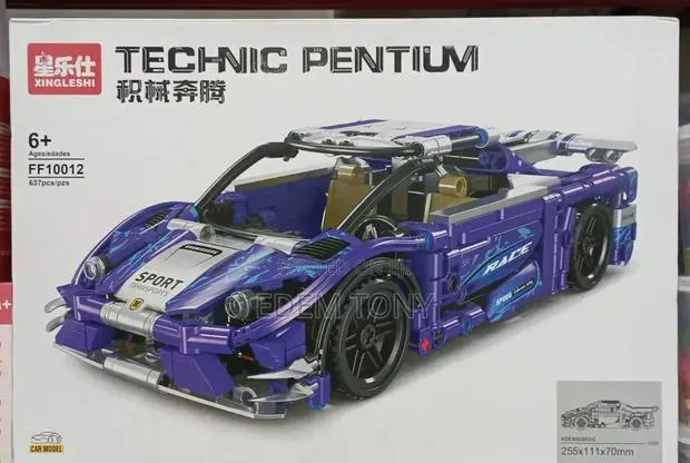 Jie Star Technic Pentium Purple Sports Car Model · Photo 1