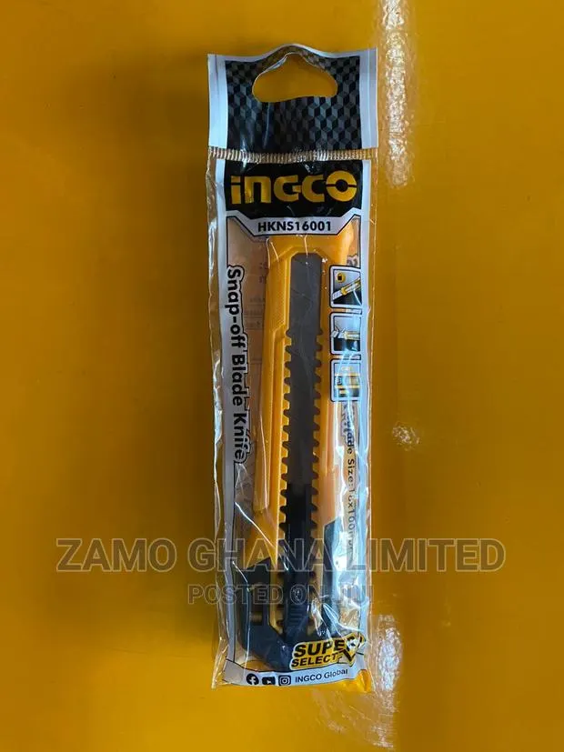 Ingco Snap-Off Blade Knife - Hkns16001 · Photo 1