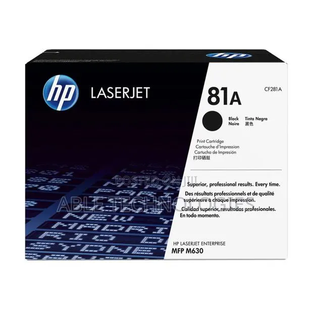 Hp 81a Toner Cartridge Genuine · Photo 1