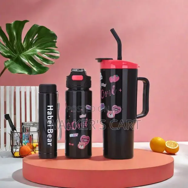 3 in 1 Water Bottle Set – 1200ml/700ml/260ml