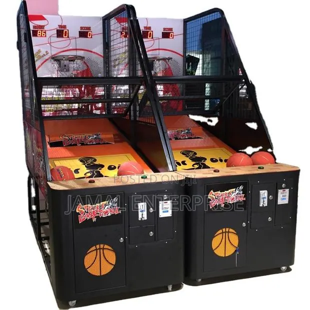 Indoor Folding Shooting Machine Coin-Operated Arcade Basketball Game · Photo 1