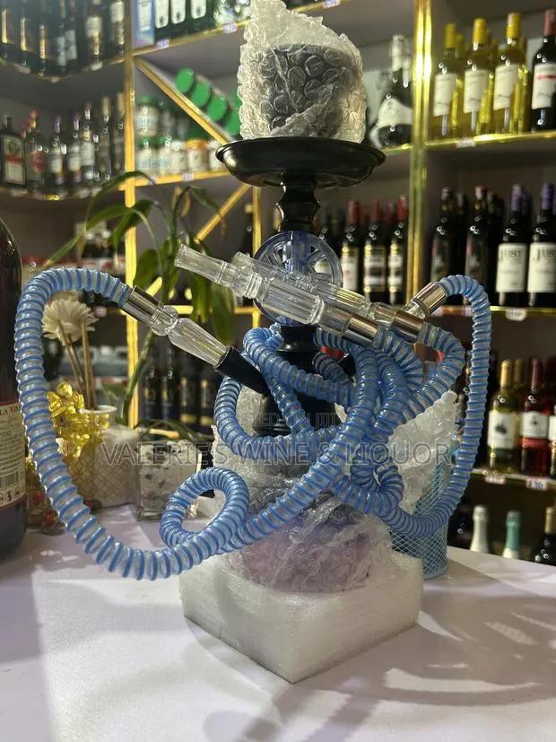 Double Shisha Set (Blue) With Flavor · Photo 1