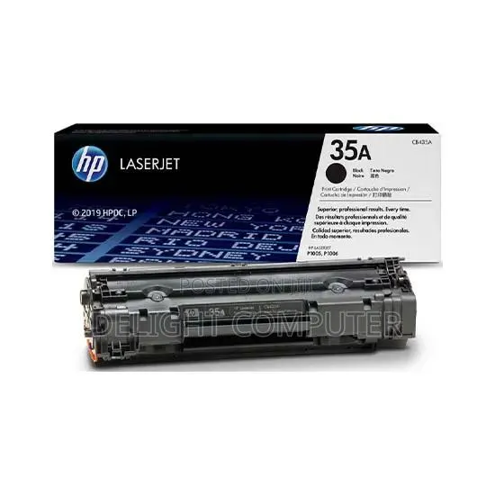 HP 35A Black Original LaserJet Toner Cartridge (CB435A) · Photo 1