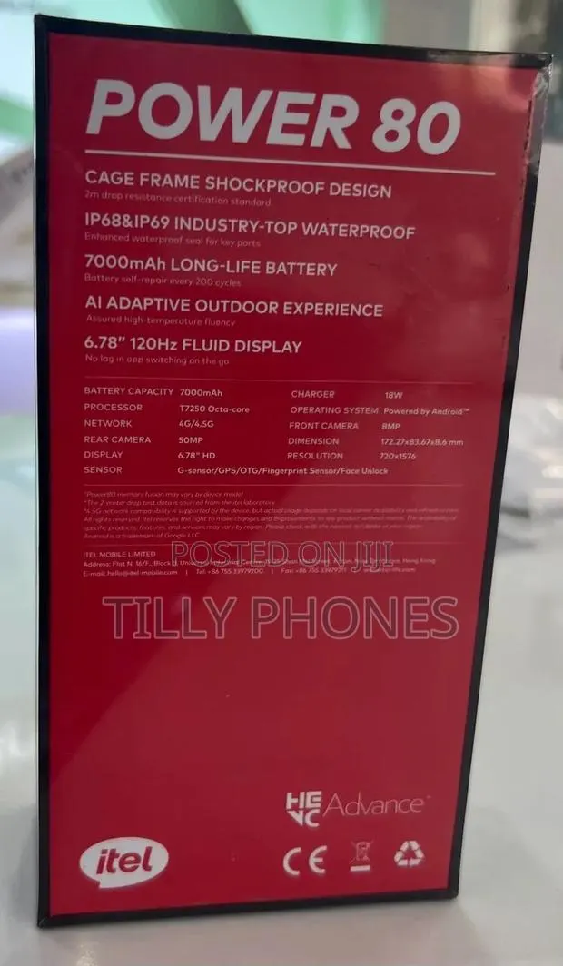 New Itel Power 70 128 GB Black · Photo 1