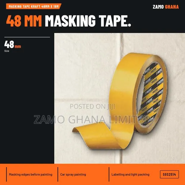 Masking Tape Kraft 48Mm X 18M - SGS2514 · Photo 1