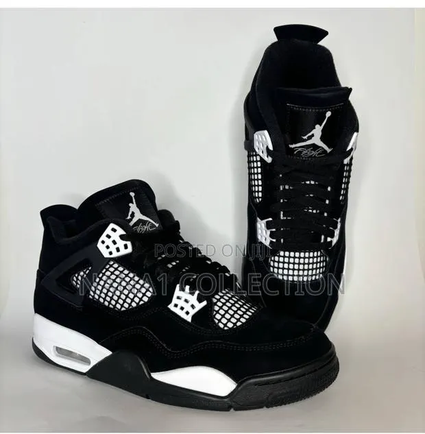 Air Jordan 4 White Thunder Sneakers · Photo 1