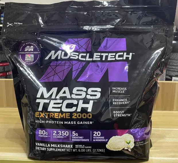 High Protein Quick Weight Gainer/6lbs Mass Tech Xtreme 2000 · Photo 1