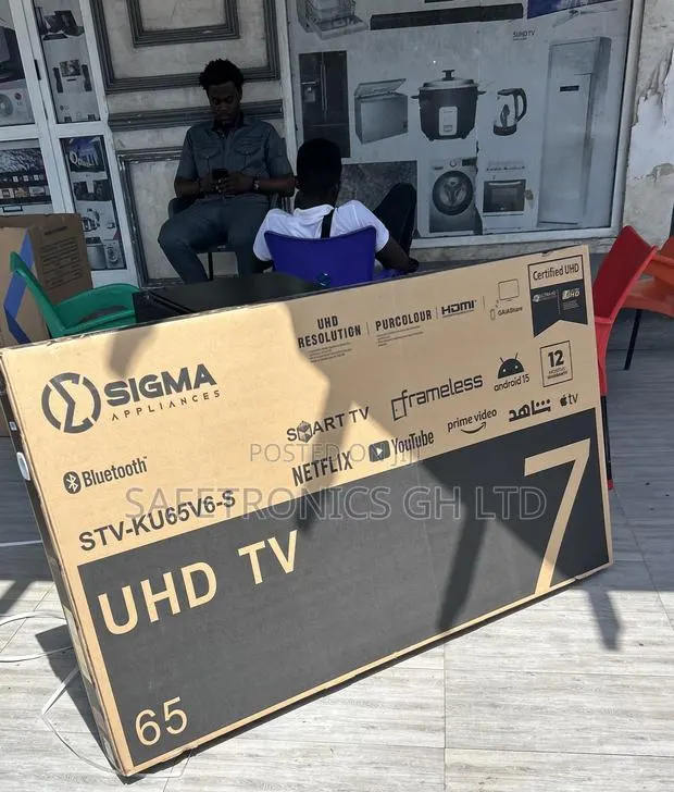 Modern Design 65” Sigma Ultra Modern Led Smart Sleek Tv · Photo 1