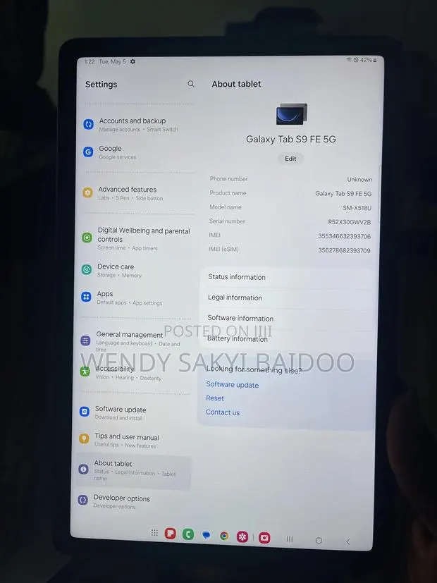 Samsung Galaxy Tab S9 FE 128 GB · Photo 1
