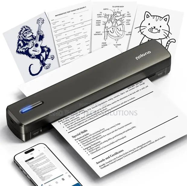 POLONO Portable Printer Wireless , D810 Bluetooth Thermal Printer · Photo 1