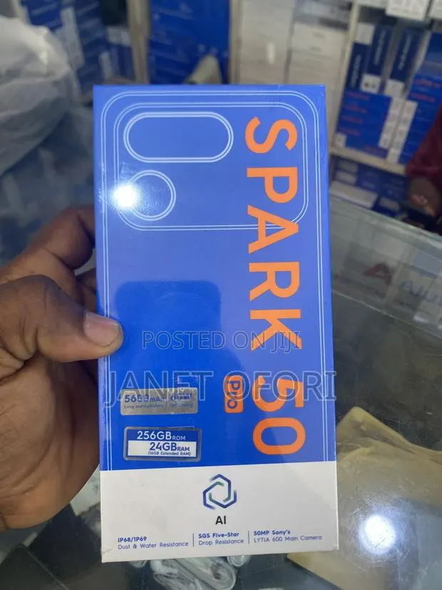 New Tecno Spark 50 Pro 256 GB Gray · Photo 1