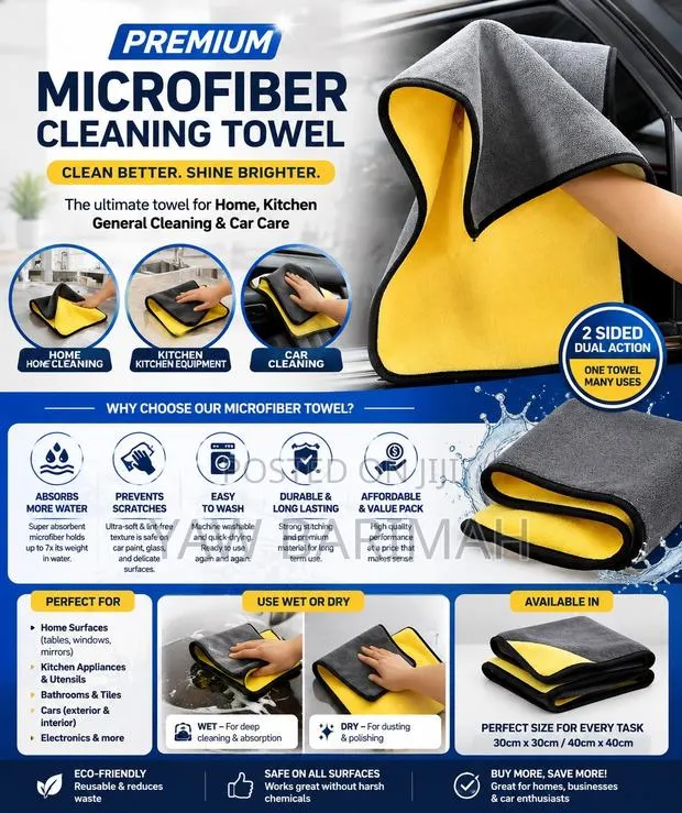 Microfiber Cleaning Towel · Photo 1
