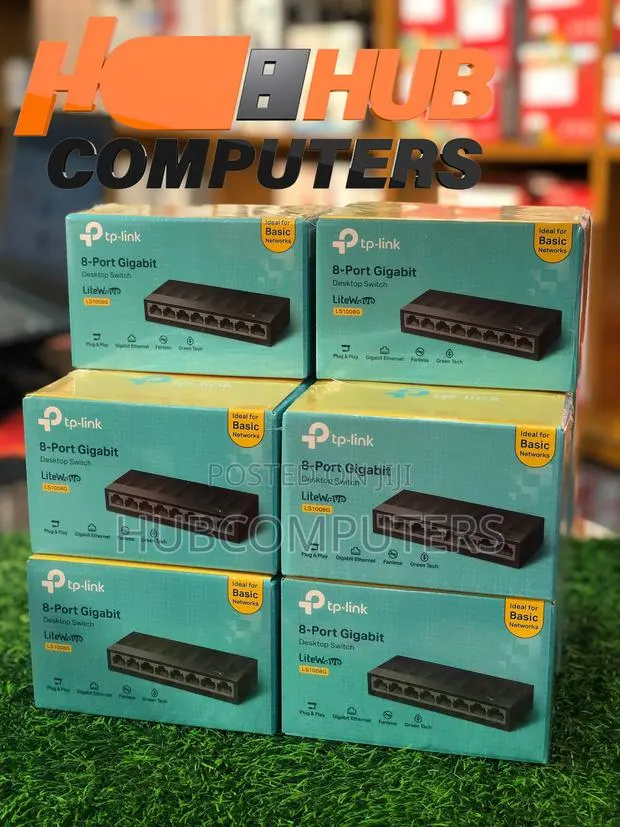 TP-Link LS1008G 8 Port Gigabit Desktop Switch · Photo 1