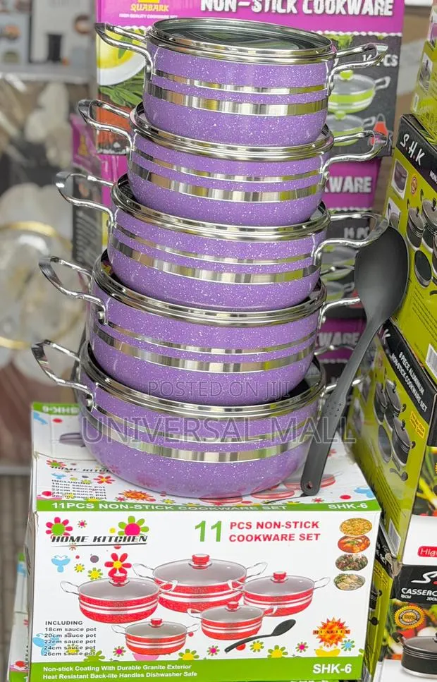 11 Pieces Non-Stick Cookware · Photo 1