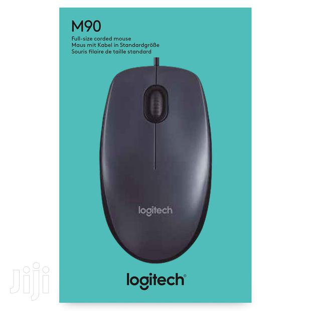 Logitech M90 Wired Usb Mouse,1000 Dpi Optical Tracking-Black · Photo 1