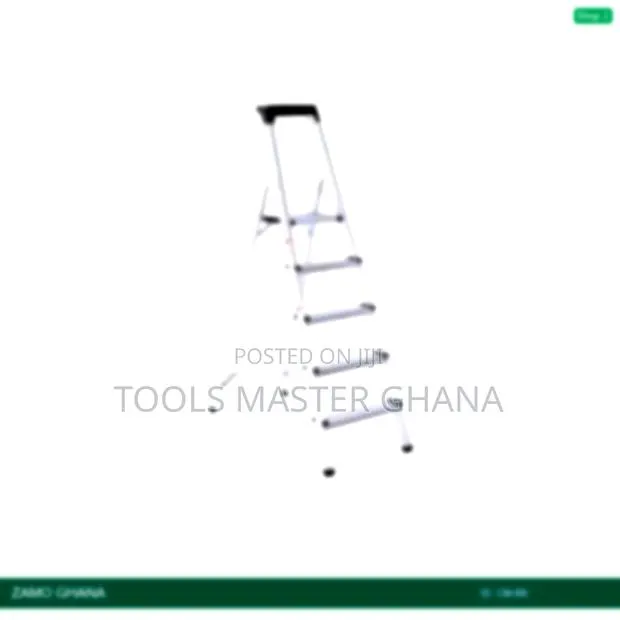 Cm 6+1 Galvanized Steel Step Ladder - Cm-B6 · Photo 1