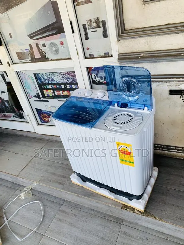 Neatly Boxed Nasco Washing Machine Semi Automatic 8 Kg White · Photo 1