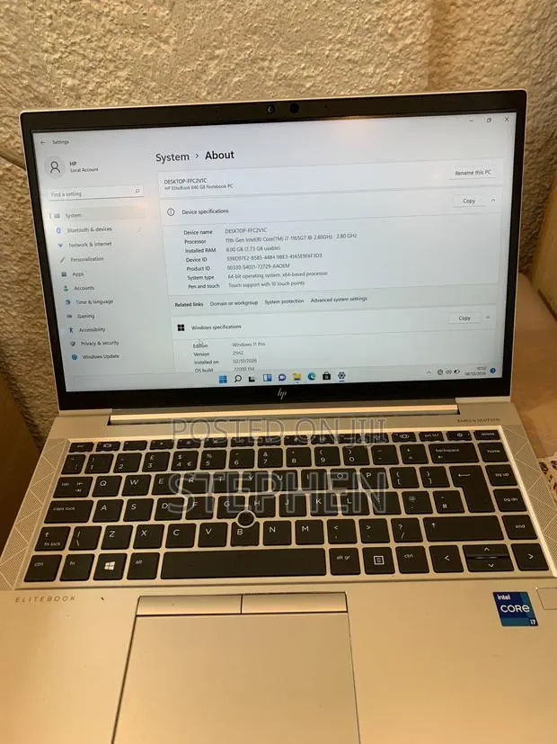 Laptop HP EliteBook 840 G8 8GB Intel Core i7 SSD 256GB · Photo 1