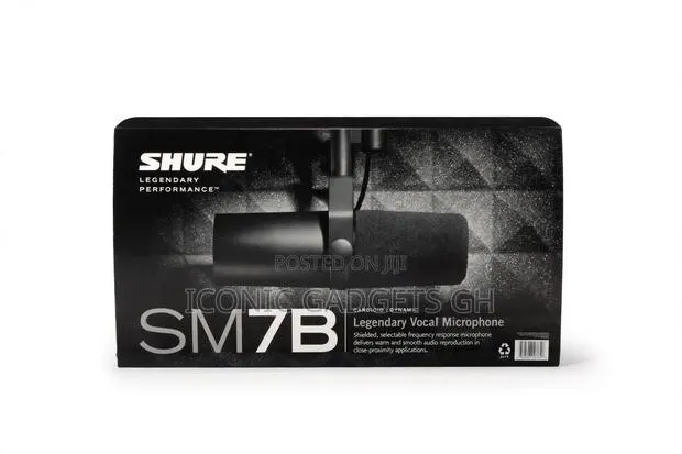 Shure Sm7b - Original Legendary Vocal Mic · Photo 1