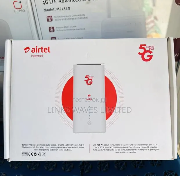 Airtel 5G Smart Box Turbonet Router Accept Data SIM · Photo 1