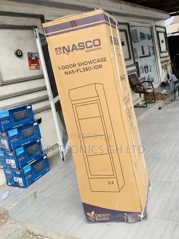 Neatly Sealed Nasco 298l Commercial Beverage Refrigerator Nas-Fl360-1d · Photo 1
