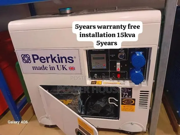 Tower Crystal Flow 15kva Perkins Diesel 16500watts Generator · Photo 1