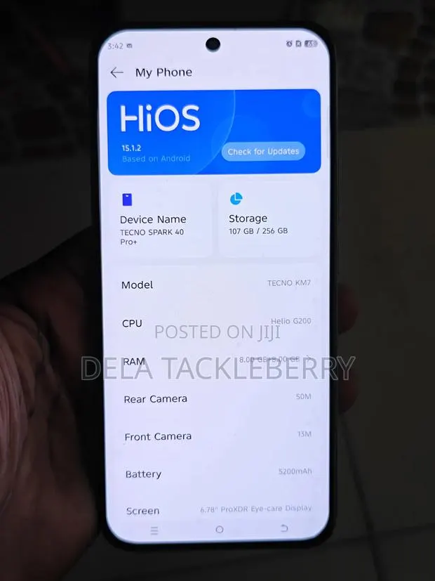 Tecno Spark 40 Pro+ 256 GB Gray · Photo 1
