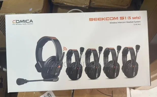 Comica Audio Seekcom S1 Wireless Intercom Headset System (Five Set) · Photo 1