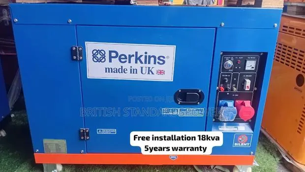 Perkins 18kVA UK Diesel Generator | 100% Copper | Fuel 18kva · Photo 1