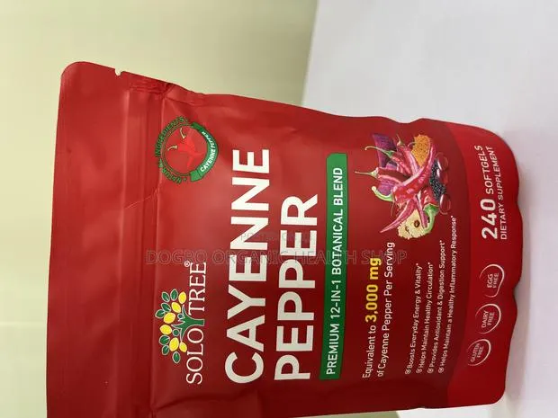 Solotree Cayenne Pepper Softgels · Photo 1